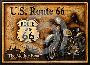 Route 66 Home Decor Wall Art