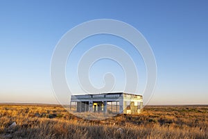 Route 66, Old gas Station, Gelnrio, Texas