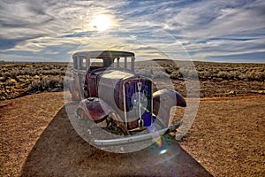 Route 66 Relic at Petrified Forest AZ