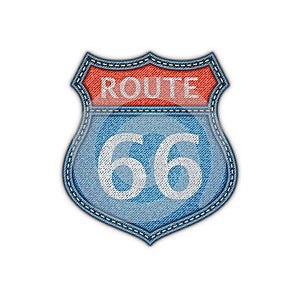 Route 66 Road Sign