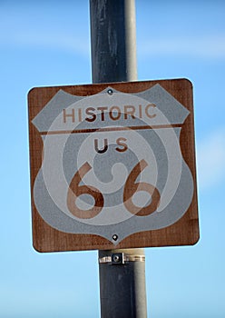 Route 66 Road Sign