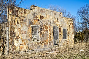Route 66 rock building,Missouri