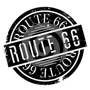 Route 66 rubber stamp