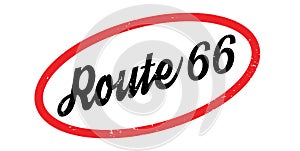 Route 66 rubber stamp