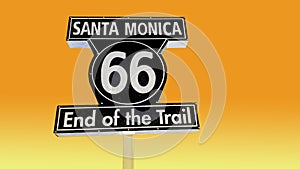 Route 66, Santa Monica, California