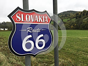 Route 66 sign