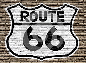 Route 66 sign photo