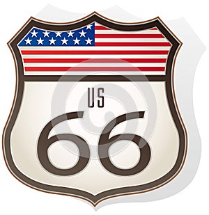 Route 66 sign