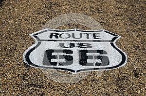 Route 66 in US Highway Shield