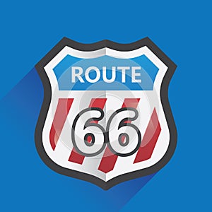 route 66. Vector illustration decorative design