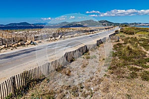 Route Du Sel On Giens Peninsula-Hyeres,France photo