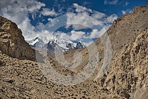 The route that locals or climbers have to take from Shimshal village 3100m to Upper Shimshal 5600m or the peaks over 6000m is extr