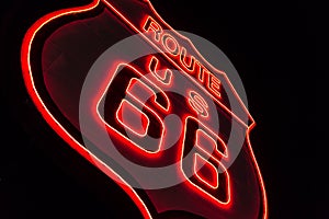 Route 66 Neon Sign photo