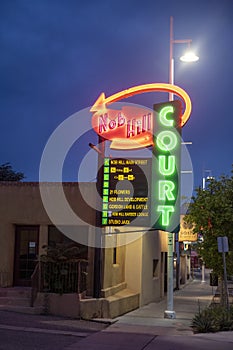 Route 66, Nob Hill Court Motel, Travel America