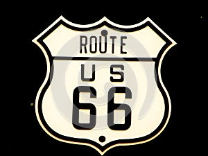 Route66 road sign