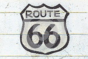 The Route 66 sign