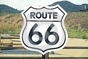 Route 66 sign photo