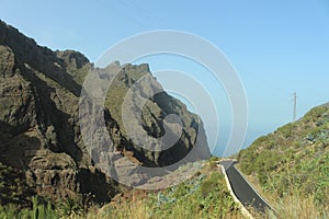 Route to the piratte village, Masca, Tenerife, Spain