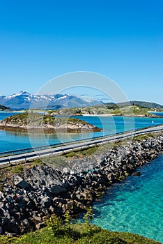 Route 862 in Troms, Northern Norway photo
