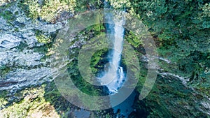 Route of the waterfalls with 14 waterfalls in corupa one of the last areas of the Atlantic forest in Brazil.