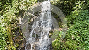 Route of the waterfalls with 14 waterfalls in corupa one of the last areas of the Atlantic forest in Brazil.