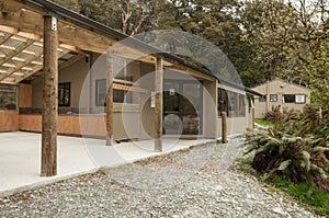 Routeburn flats hut, New Zealand