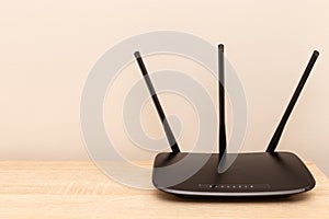 Router on top of furniture