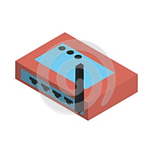 Router wifi device isolated icon