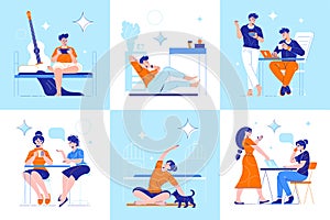 Daily Routine Concept