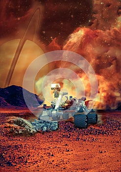 Rover on the Mars.