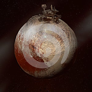 Rover on the Pluto.