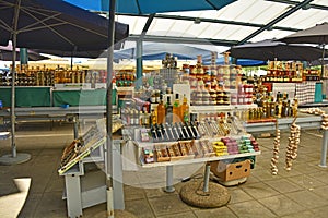 Rovinj Market in Croatia