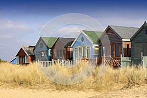 Row of Beach Huts