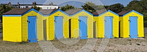 Row of Beach Huts, Littlehampton, England