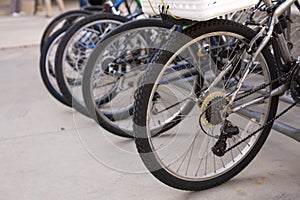 Row of Bikes