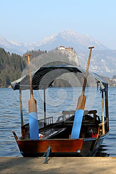 Row boat at Lake Bled