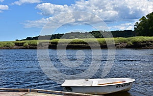 Row Boat in a Tidal River in New England