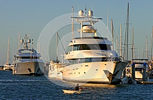 Row Boat VS Superyacht