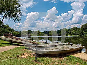 Row Boats at Randleman Lake