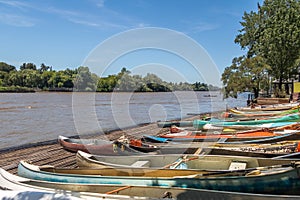 Row Boats at Tigre Delta - Tigre, Buenos Aires Province, Argentina photo