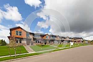 Row of Brand New Townhomes For Sale