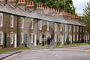 Row of characteristic english houses