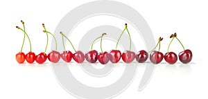 Row of cherries