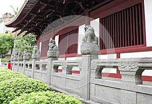 Chinese stone lion