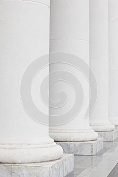 The row of classical columns