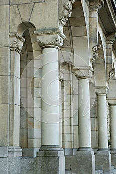 Row of columns