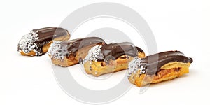 Row of eclair