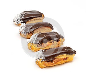 Row of eclair