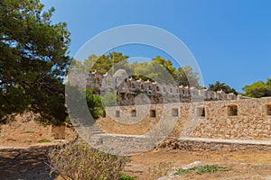Row of embrasures in Fortezza of Rethymno.