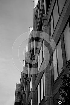 A row of generic housing